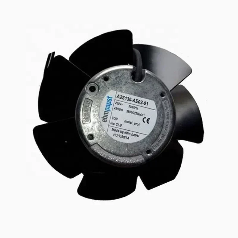 ebmpapst A2S130-AE03-01 230V 45W 130mm 2800RPM 0.45A Engraving Machine Axial Fan ebmpapst A2S130-AE03-01 230V 45W 130mm 2800RPM 0.45A Engraving Machine Axial Fan