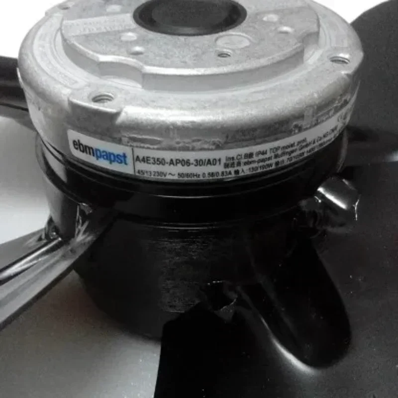 ebmpapst A4E350-AP06-30/A01 230V AC 350mm 1400RPM 130/190W Outer Rotor Cold Storage Axial Fan ebmpapst A4E350-AP06-30/A01 230V AC 350mm 1400RPM 130/190W Outer Rotor Cold Storage Axial Fan