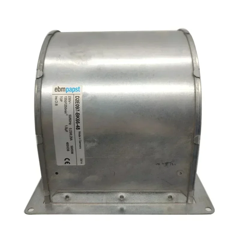ebmpapst D2E097-BK66-48 230V AC 50W 0.23A 1350RPM Double Inlet Centrifugal Fan ebmpapst D2E097-BK66-48 230V AC 50W 0.23A 1350RPM Double Inlet Centrifugal Fan