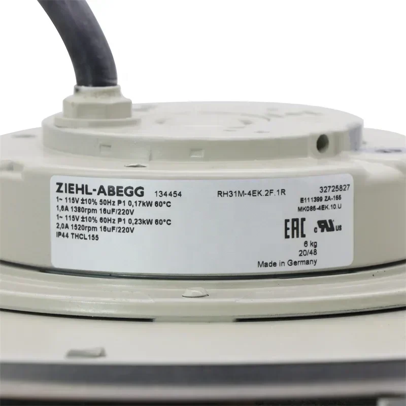 ZIEHL-ABEGG RH31M-4EK.2F.1R 170W 230V AC Siemens 6ES70 VFD Centrifugal Fan RH31M-2DK.3I.2R Ziehl Abegg ZIEHL-ABEGG RH31M-4EK.2F.1R 170W 230V AC Siemens 6ES70 VFD Centrifugal Fan RH31M-2DK.3I.2R Ziehl Abegg