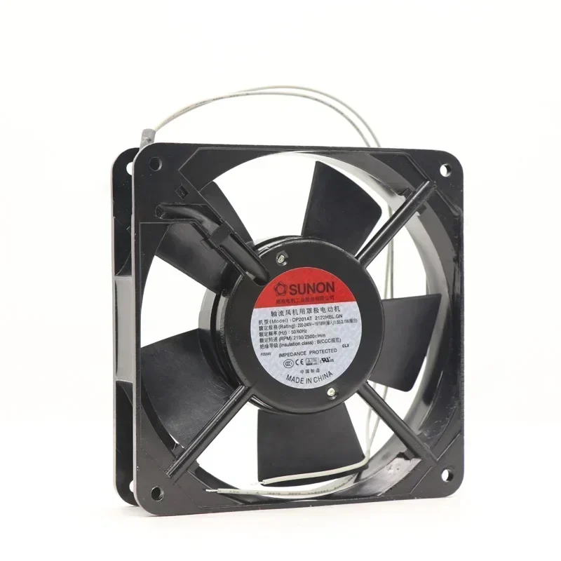 Sunon DP201A 2122HBL.GN 2122HSL 120x120x25mm 220V AC 12025 12cm 19W 0.1A Chassis Axial Fan Sunon DP201A 2122HBL.GN 2122HSL 120x120x25mm 220V AC 12025 12cm 19W 0.1A Chassis Axial Fan