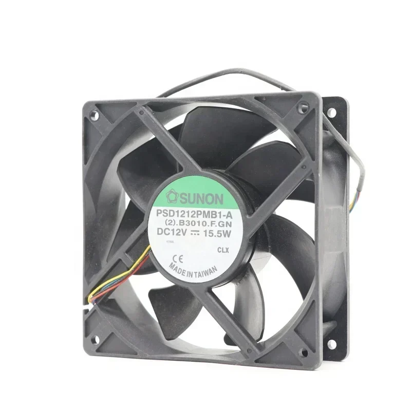 Sunon PSD1212PMB1-A 12038 12V DC 12cm Double 1.9A PWM Speed Regulating Violent Server Fan Sunon PSD1212PMB1-A 12038 12V DC 12cm Double 1.9A PWM Speed Regulating Violent Server Fan