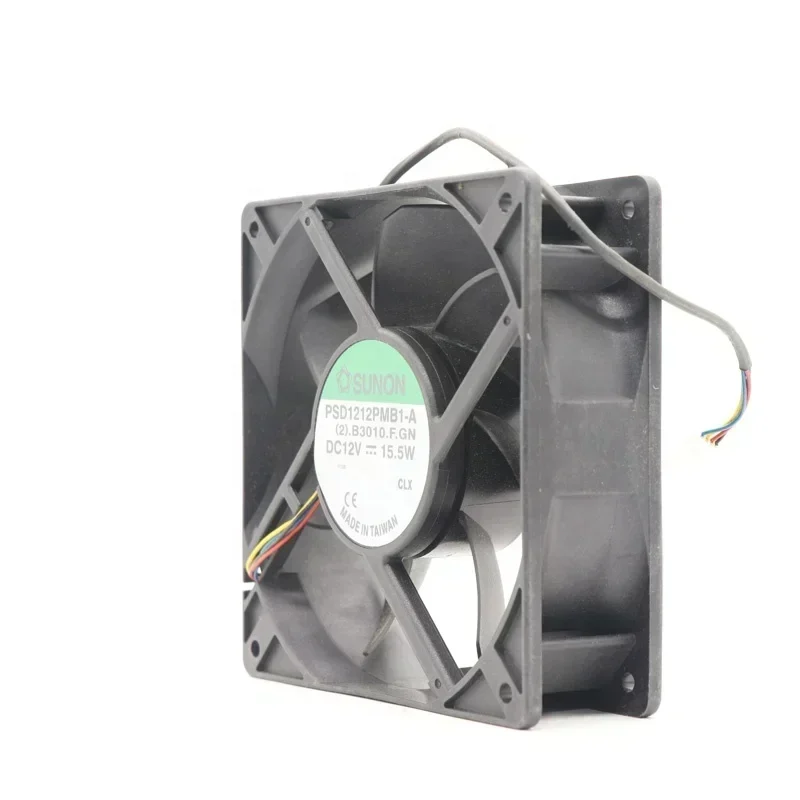 Sunon PSD1212PMB1-A 12038 12V DC 12cm Double 1.9A PWM Speed Regulating Violent Server Fan Sunon PSD1212PMB1-A 12038 12V DC 12cm Double 1.9A PWM Speed Regulating Violent Server Fan