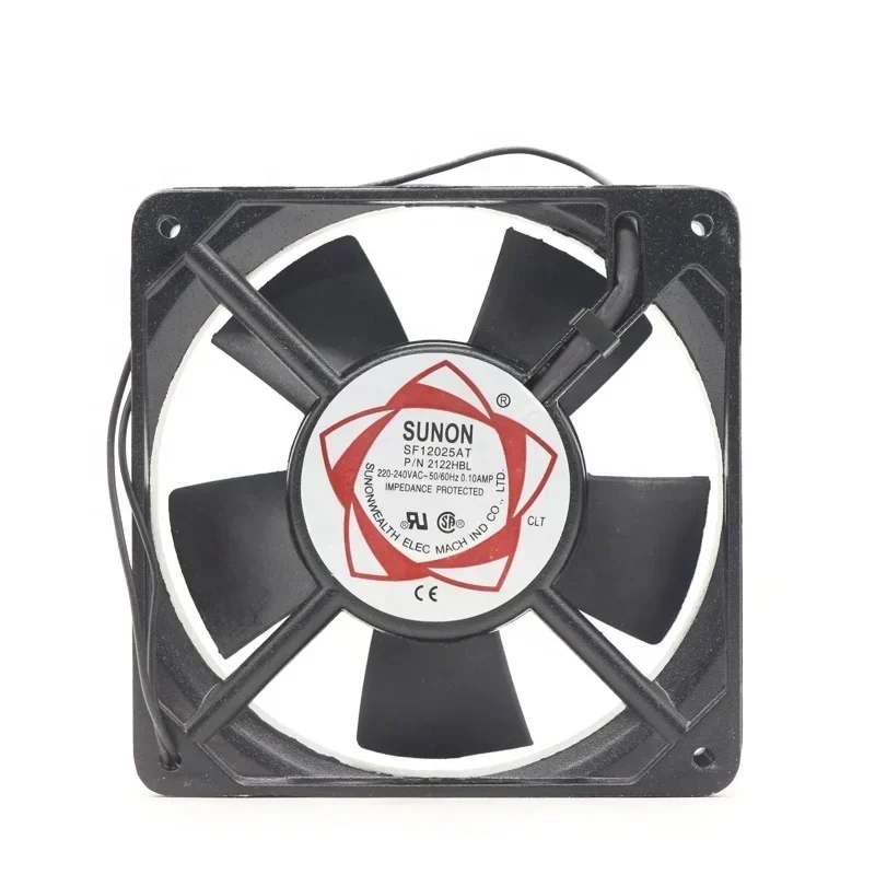 SF12025AT 2122HBL 2122HSL 220V AC 12CM Double 120x120x25mm 12025 0.1A 2300RPM Silent Axial Fan