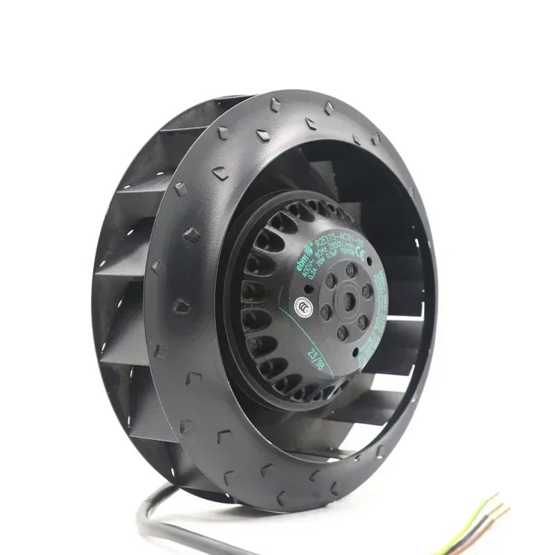 ebmpapst R2E175-AC91-05 65W 400V AC 0.2A 2850W Turbo Servo Ventilator Centrifugal Fan R2E175-BA62-12 ebmpapst R2E175-AC91-05 65W 400V AC 0.2A 2850W Turbo Servo Ventilator Centrifugal Fan R2E175-BA62-12