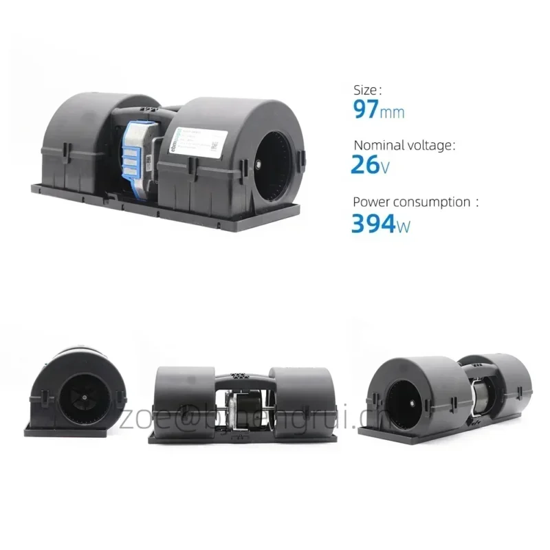 ebmpapst K3G097-AK34-65 26V DC 394W 15.2A 3830RPM Car Bus Air Conditioner Evaporator Centrifugal Fan ebmpapst K3G097-AK34-65 26V DC 394W 15.2A 3830RPM Car Bus Air Conditioner Evaporator Centrifugal Fan