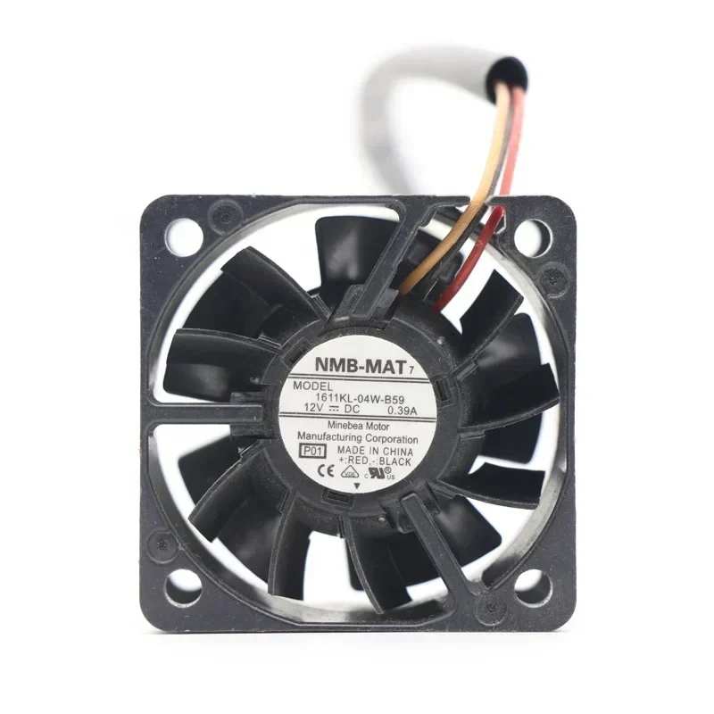 NMB 1611KL-04W-B59 40x40x28mm 4028 12V DC 0.39A 4CM 4.68W 14.8CFM 9500RPM Server Mini Axial Fan NMB 1611KL-04W-B59 40x40x28mm 4028 12V DC 0.39A 4CM 4.68W 14.8CFM 9500RPM Server Mini Axial Fan