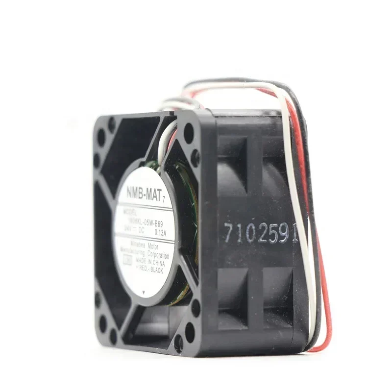 NMB 1608KL-05W-B69-L00 24V DC 0.13A 40x40x20mm 4cm 8.5CFM 8500RPM 3 Wire Micro Signal Alarm CNC Machine Tool Axial Fan NMB 1608KL-05W-B69-L00 24V DC 0.13A 40x40x20mm 4cm 8.5CFM 8500RPM 3 Wire Micro Signal Alarm CNC Machine Tool Axial Fan