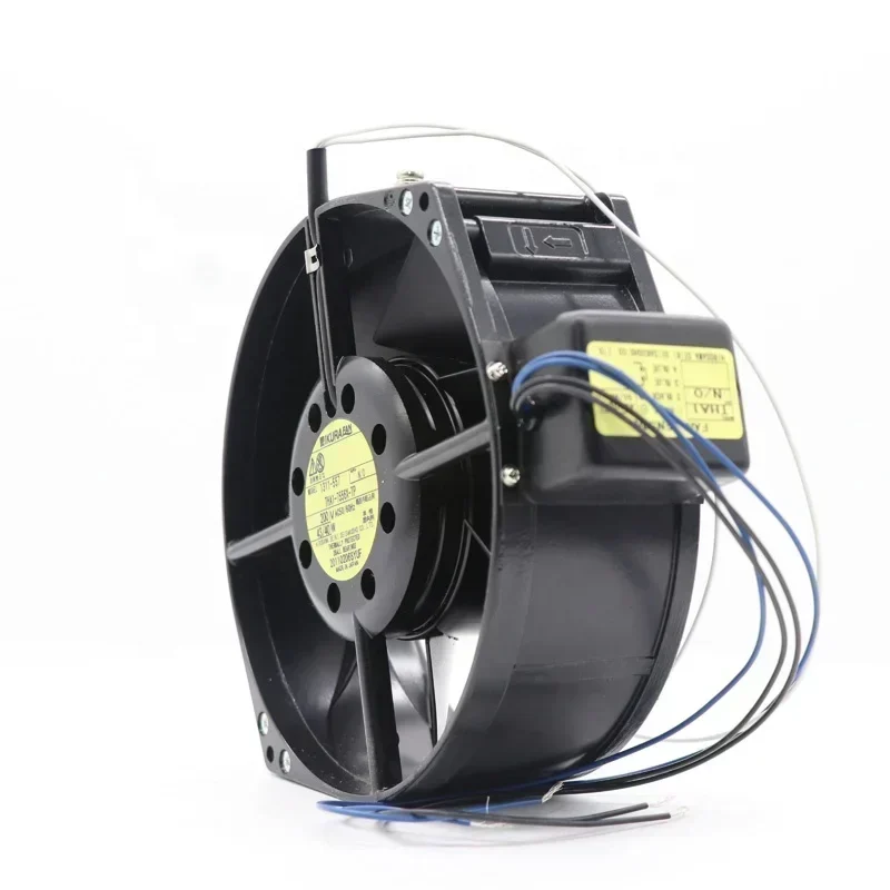IKURA THA1x-7556x-TP with N/C 200V AC 15W 0.07A 2750RPM 130CFM All Metal Sensor Axial Fan IKURA THA1x-7556x-TP with N/C 200V AC 15W 0.07A 2750RPM 130CFM All Metal Sensor Axial Fan
