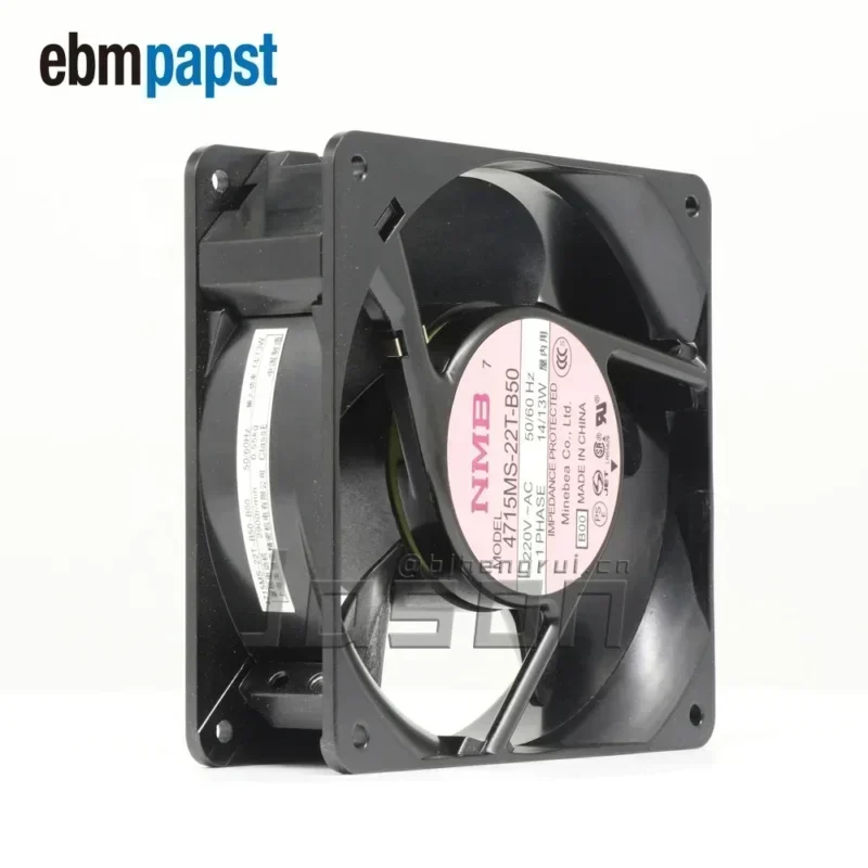 NMB 4715MS-22T-B50 120x120x38mm 12038 220V AC 14W 12CM 2900RPM Axial Fan for Fuji 37P11 NMB 4715MS-22T-B50 120x120x38mm 12038 220V AC 14W 12CM 2900RPM Axial Fan for Fuji 37P11