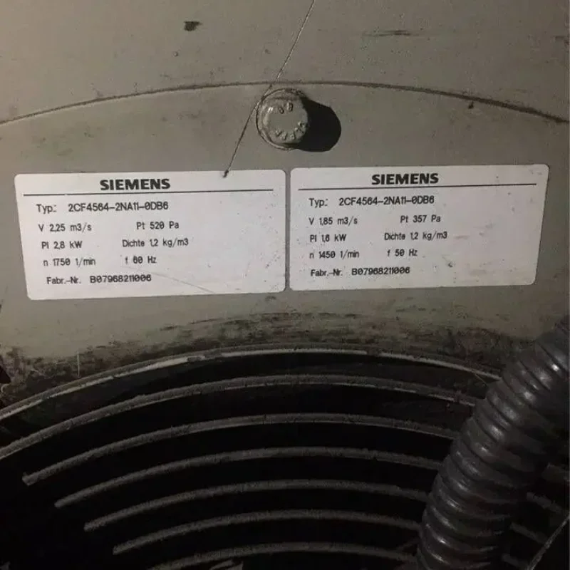 Mdexx 2CF4564-2NA11-0DB6 2IL1564-1AC13 400V AC 2800W Centrifugal Fan Mdexx 2CF4564-2NA11-0DB6 2IL1564-1AC13 400V AC 2800W Centrifugal Fan