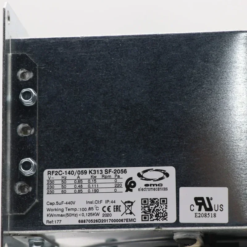 RF2C-140/059 K313 SF-2056 ebmpapst ABB 230V AC 0.65A 150W 140mm Centrifugal Fan G2E140-PI51-08 RF2C-140/059 K313 SF-2056 ebmpapst ABB 230V AC 0.65A 150W 140mm Centrifugal Fan G2E140-PI51-08