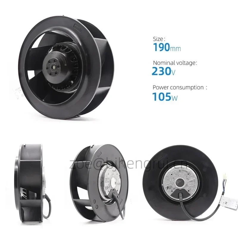 ebmpapst 6SY7000-0AA80 1450m3/h 195W 230V AC 0.08A 2650RPM 250mm Siemens Centrifugal Fan ebmpapst 6SY7000-0AA80 1450m3/h 195W 230V AC 0.08A 2650RPM 250mm Siemens Centrifugal Fan