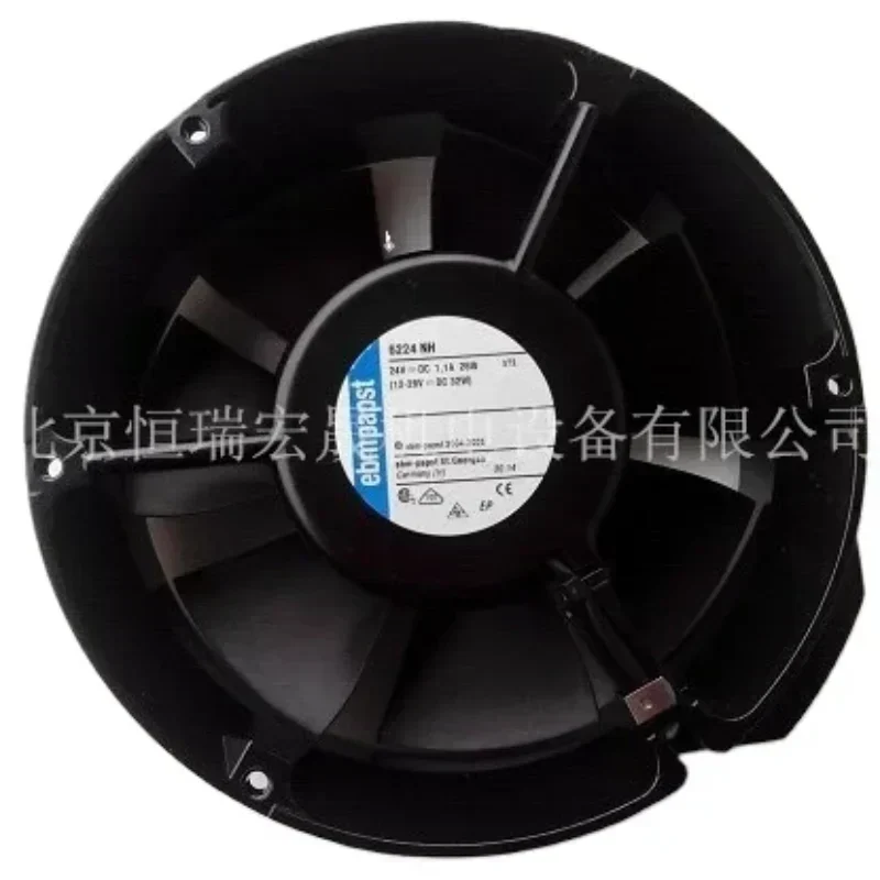 ebmpapst TYP 6224NH 172x51mm 24V DC 26W 0.35A 3600RPM 480m3/h Medical Equipment Axial Fan ebmpapst TYP 6224NH 172x51mm 24V DC 26W 0.35A 3600RPM 480m3/h Medical Equipment Axial Fan