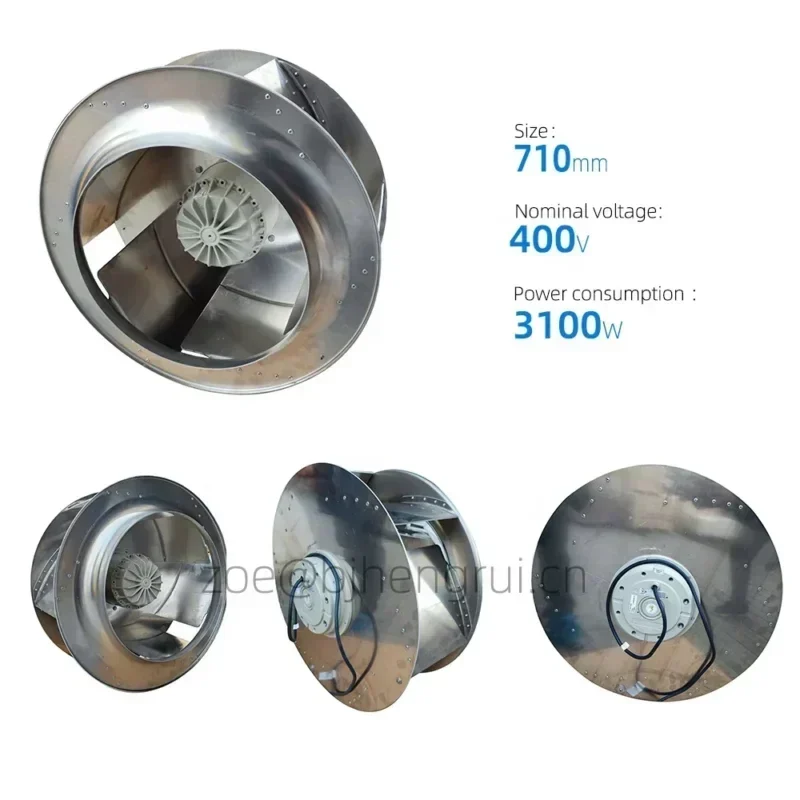 Ziehl-abegg RH71M-6DK.7Q.1R 2100W 230V/400V AC 7.7A IP44 930RPM 2565m3/h Centrifugal Fan for Siemens Ziehl-abegg RH71M-6DK.7Q.1R 2100W 230V/400V AC 7.7A IP44 930RPM 2565m3/h Centrifugal Fan for Siemens