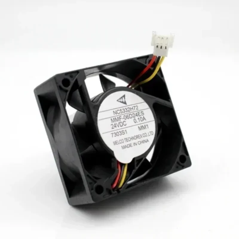 Mitsubishi MMF-06F24ES-RP1 24V DC 0.1A 60x60x25mm 6025 6cm Server Square Axial Fan
