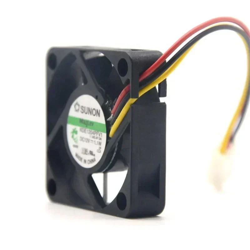 SUNON KDE1204PFV1 4010 40x40x10mm 12V DC 1.1W 8CFM 27dBA 5800RPM Slient Magnetic Levitation Axial Fan SUNON KDE1204PFV1 4010 40x40x10mm 12V DC 1.1W 8CFM 27dBA 5800RPM Slient Magnetic Levitation Axial Fan
