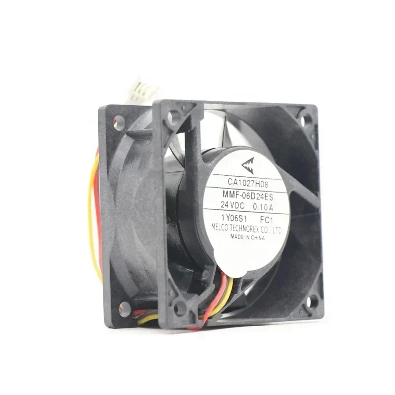 Mitsubishi MMF-06D24ES-FC1 MMF-06D24ES-FC4 24V DC 0.1A 6025 60x60x25mm 3 Wires 30CFM 2500RPM Compact Axial Fan Mitsubishi MMF-06D24ES-FC1 MMF-06D24ES-FC4 24V DC 0.1A 6025 60x60x25mm 3 Wires 30CFM 2500RPM Compact Axial Fan