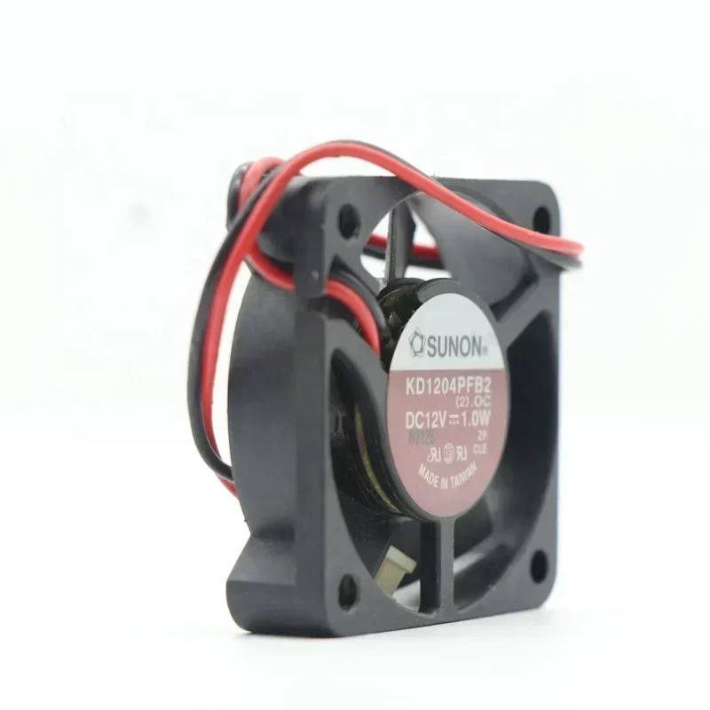 SUNON KD1204PFB2-8 12V DC 0.9W 40x40x10mm 4010 4cm 7000RPM Two-line Router Graphics Card Mini Axial Fan SUNON KD1204PFB2-8 12V DC 0.9W 40x40x10mm 4010 4cm 7000RPM Two-line Router Graphics Card Mini Axial Fan