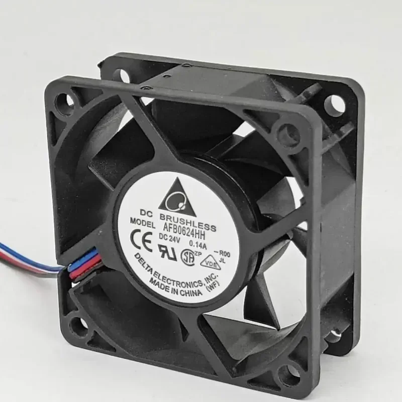 Delta AFB0624H 24V DC 0.11A 6cm 6025 60x60x25mm 4250rpm 2.64W Lead Wires Axial Fan Delta AFB0624H 24V DC 0.11A 6cm 6025 60x60x25mm 4250rpm 2.64W Lead Wires Axial Fan