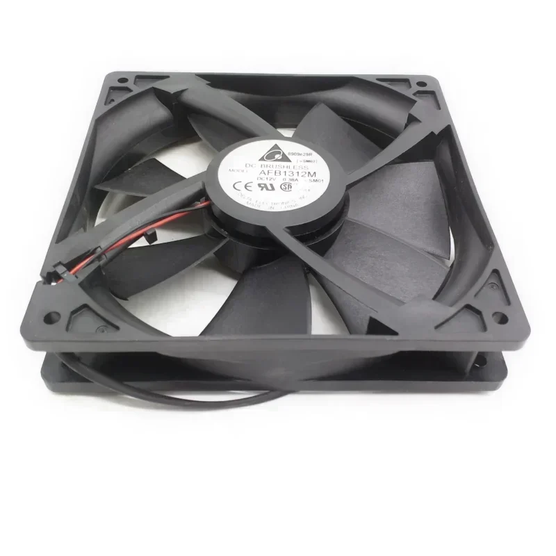 Delta AFB1312M AFB1312M-SM01 12V DC 0.38A Mine Dragon Power Supply 13cm 95CFM 3800RPM Large air Volume Chassis Axial Fan Delta AFB1312M AFB1312M-SM01 12V DC 0.38A Mine Dragon Power Supply 13cm 95CFM 3800RPM Large air Volume Chassis Axial Fan