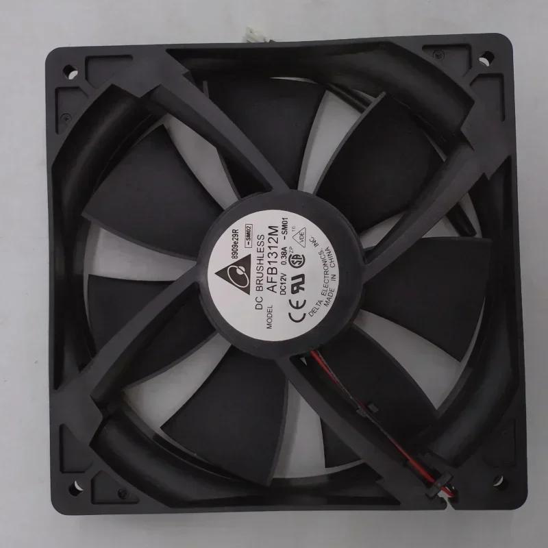 Delta AFB1312M AFB1312M-SM01 12V DC 0.38A Mine Dragon Power Supply 13cm 95CFM 3800RPM Large air Volume Chassis Axial Fan Delta AFB1312M AFB1312M-SM01 12V DC 0.38A Mine Dragon Power Supply 13cm 95CFM 3800RPM Large air Volume Chassis Axial Fan