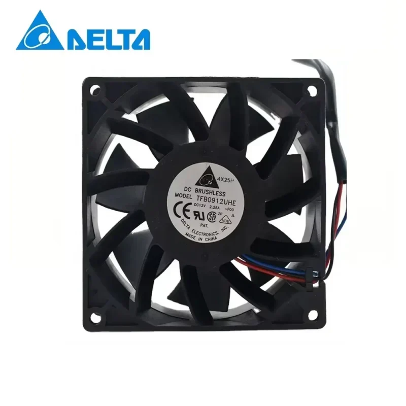 Delta TFB0912UHE 12V DC 2.28A 9238 92x92x38mm 9cm 5000RPM Car Modification Server Axial Fan