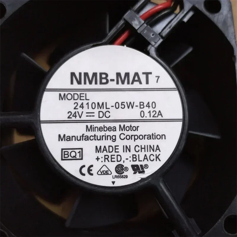 NMB 2410ML-05W-B40 6025 60x60x25mm 6cm 24V DC 0.12A 3.08W 21.3CFM 4500RPM Small Axial Fan Plastic Free Standing NMB 2410ML-05W-B40 6025 60x60x25mm 6cm 24V DC 0.12A 3.08W 21.3CFM 4500RPM Small Axial Fan Plastic Free Standing