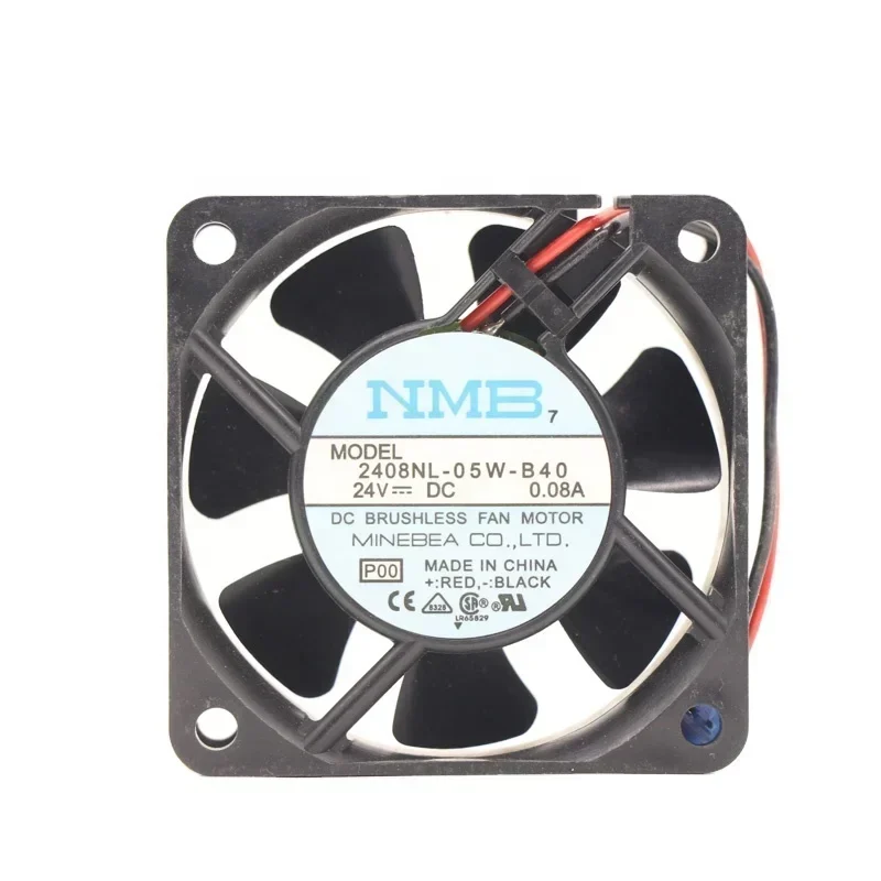 NMB 2408NL-05W-B40 6020 60x60x20mm 24V DC 0.08A 4000RPM 6cm Silent Axial Fan