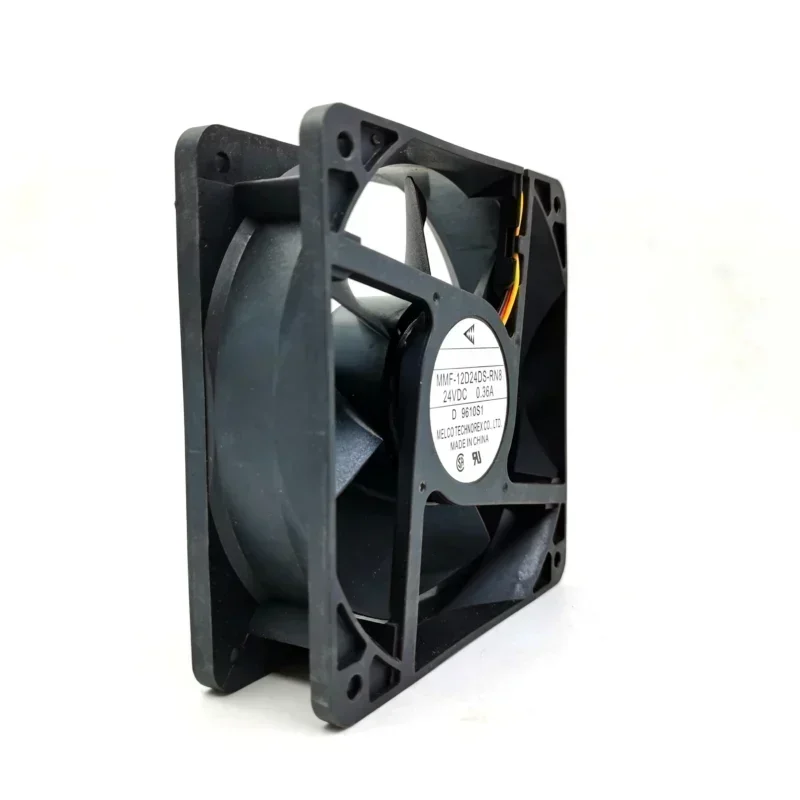 MMF-12D24DS-RN8 24V DC 0.36A 8.6W 12038 120x120x38mm 12cm Yaskawa Axial Fan MMF-12D24DS-RN8 24V DC 0.36A 8.6W 12038 120x120x38mm 12cm Yaskawa Axial Fan