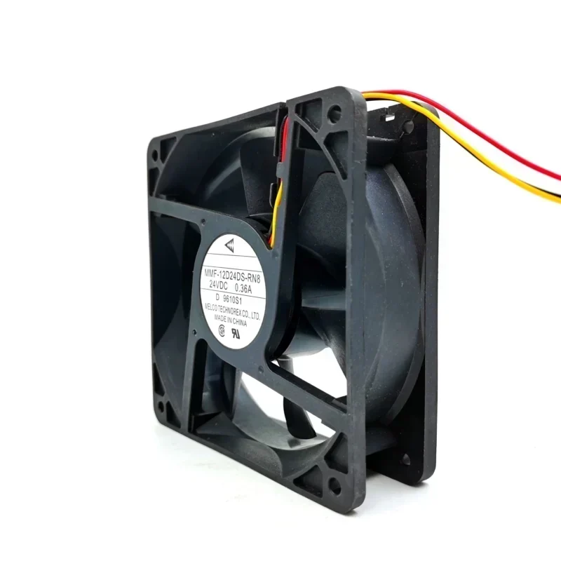 MMF-12D24DS-RN8 24V DC 0.36A 8.6W 12038 120x120x38mm 12cm Yaskawa Axial Fan MMF-12D24DS-RN8 24V DC 0.36A 8.6W 12038 120x120x38mm 12cm Yaskawa Axial Fan