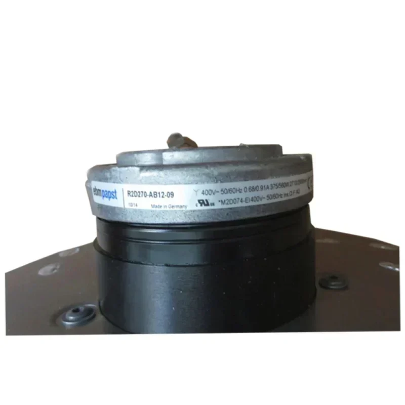 Ebmpapst R2D270-AB12-09 400V AC 270mm 375W 0.68A IP54 2750RPM Schneider Centrifugal Fan VZ3V2321 Ebmpapst R2D270-AB12-09 400V AC 270mm 375W 0.68A IP54 2750RPM Schneider Centrifugal Fan VZ3V2321