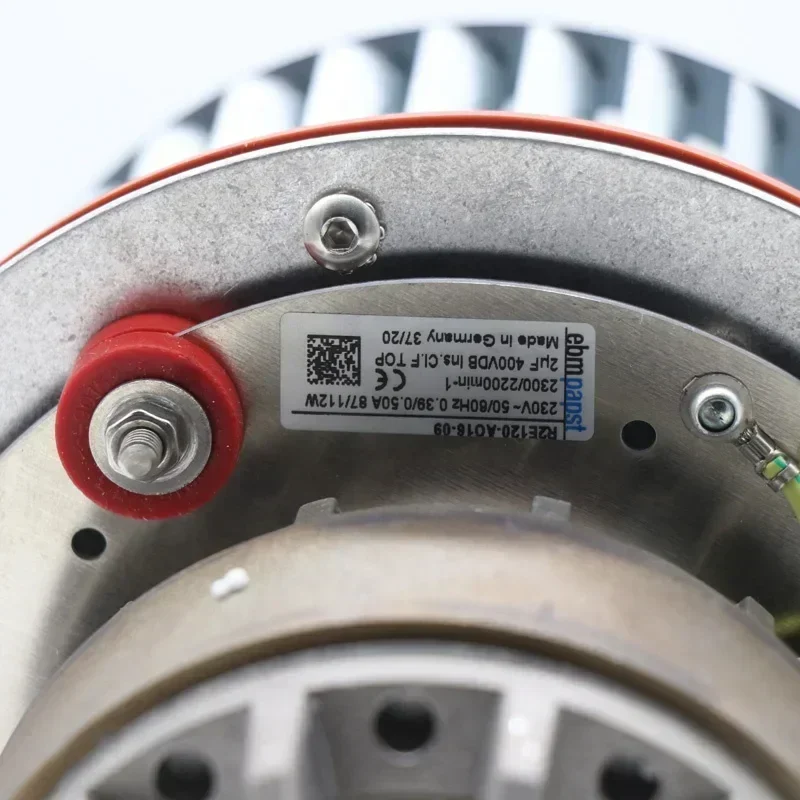 ebmpapst R2E120-AO16-09 230VAC 120mm Centrifugal Fan for Mechanical Injection Molding Machine Speed Line Reflow Soldered ebmpapst R2E120-AO16-09 230VAC 120mm Centrifugal Fan for Mechanical Injection Molding Machine Speed Line Reflow Soldered