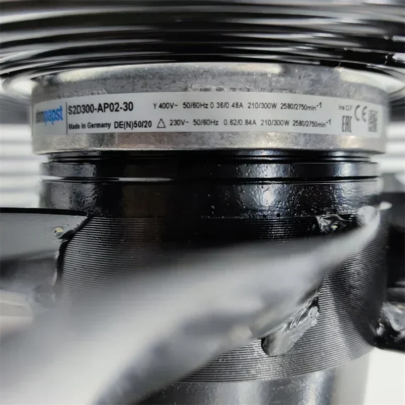 ebmpapst S2D300-AP02-30 S2D300-AP02-31 230V/400V AC 300MM 210W/300W IP44 Cold Storage Axial Fan M2D074-DF ebmpapst S2D300-AP02-30 S2D300-AP02-31 230V/400V AC 300MM 210W/300W IP44 Cold Storage Axial Fan M2D074-DF