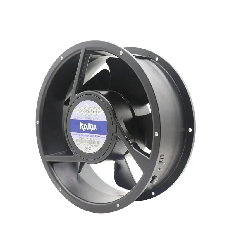 KAKU KA2208HA-2 220V 240V AC 49/64W 0.29A 222x80mm 545CFM 2600RPM Axial Fan KAKU KA2208HA-2 220V 240V AC 49/64W 0.29A 222x80mm 545CFM 2600RPM Axial Fan