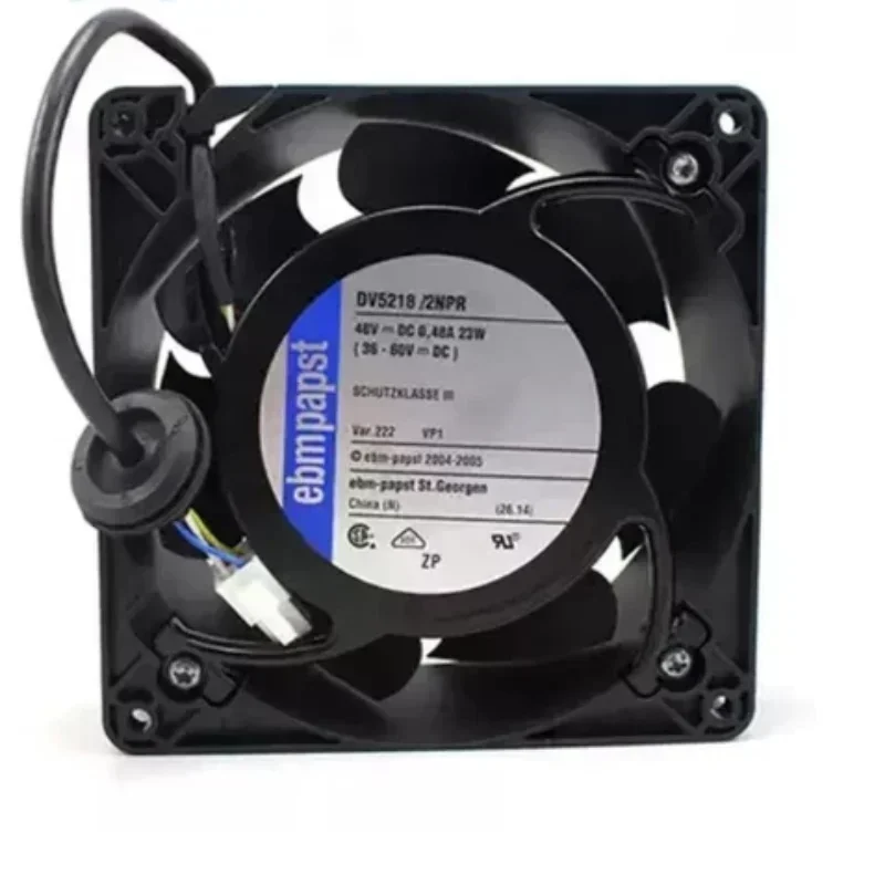 ebmpapst DV5218/2NPR 12738 127 x 127 x 38mm 48V DC 23W 0.48A 5000RPM KONE Elevator Vacon Axial Fan ebmpapst DV5218/2NPR 12738 127 x 127 x 38mm 48V DC 23W 0.48A 5000RPM KONE Elevator Vacon Axial Fan