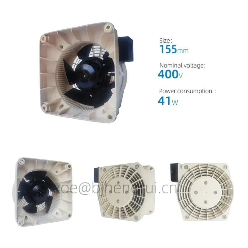 Ebmpapst W2D155-FA08-06 W2D155-EA08-01 400V AC 35W 41W 0.08A 0.07A 2650RPM 2900RPM Siemens Spindle Motor Fan Ebmpapst W2D155-FA08-06 W2D155-EA08-01 400V AC 35W 41W 0.08A 0.07A 2650RPM 2900RPM Siemens Spindle Motor Fan