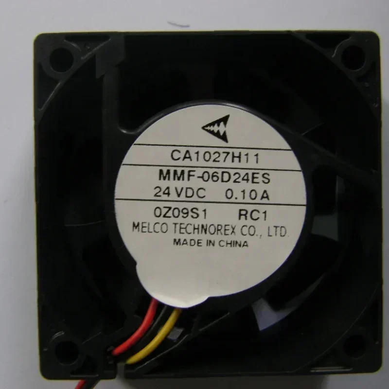 Mitsubishi MMF-06D24ES-RC1 24V DC 0.10A 60x60x25mm 6025 6cm Small Axial Fan Mitsubishi MMF-06D24ES-RC1 24V DC 0.10A 60x60x25mm 6025 6cm Small Axial Fan