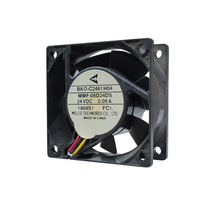 Mitsubishi BKO-C2461H04 MMF-06D24DS-FC1 24V DC 0.09A 2.16W 5.37CFM Frequency Converter Axial Fan Mitsubishi BKO-C2461H04 MMF-06D24DS-FC1 24V DC 0.09A 2.16W 5.37CFM Frequency Converter Axial Fan