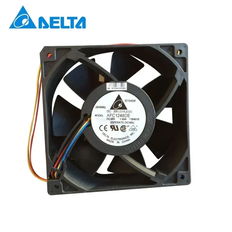 Delta AFC1248DE 12cm 12038 120x120x38mm 48V AC 1.62A 78.7W Server PWM Speed Control Axial Fan