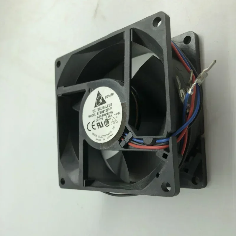Delta 8032 EFB0812EHF 12V DC 0.68A 80x80x32mm 4100rpm Double Power Supply Server Axial Fan Delta 8032 EFB0812EHF 12V DC 0.68A 80x80x32mm 4100rpm Double Power Supply Server Axial Fan