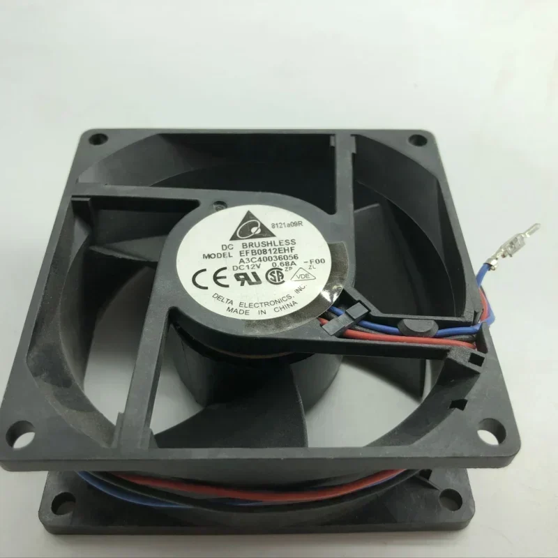Delta 8032 EFB0812EHF 12V DC 0.68A 80x80x32mm 4100rpm Double Power Supply Server Axial Fan Delta 8032 EFB0812EHF 12V DC 0.68A 80x80x32mm 4100rpm Double Power Supply Server Axial Fan
