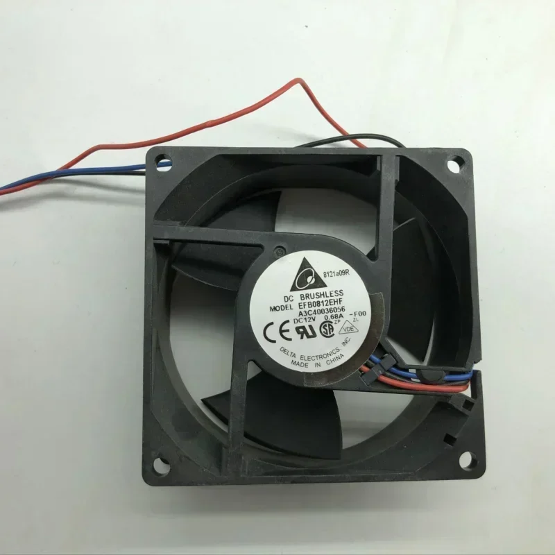 Delta 8032 EFB0812EHF 12V DC 0.68A 80x80x32mm 4100rpm Double Power Supply Server Axial Fan Delta 8032 EFB0812EHF 12V DC 0.68A 80x80x32mm 4100rpm Double Power Supply Server Axial Fan