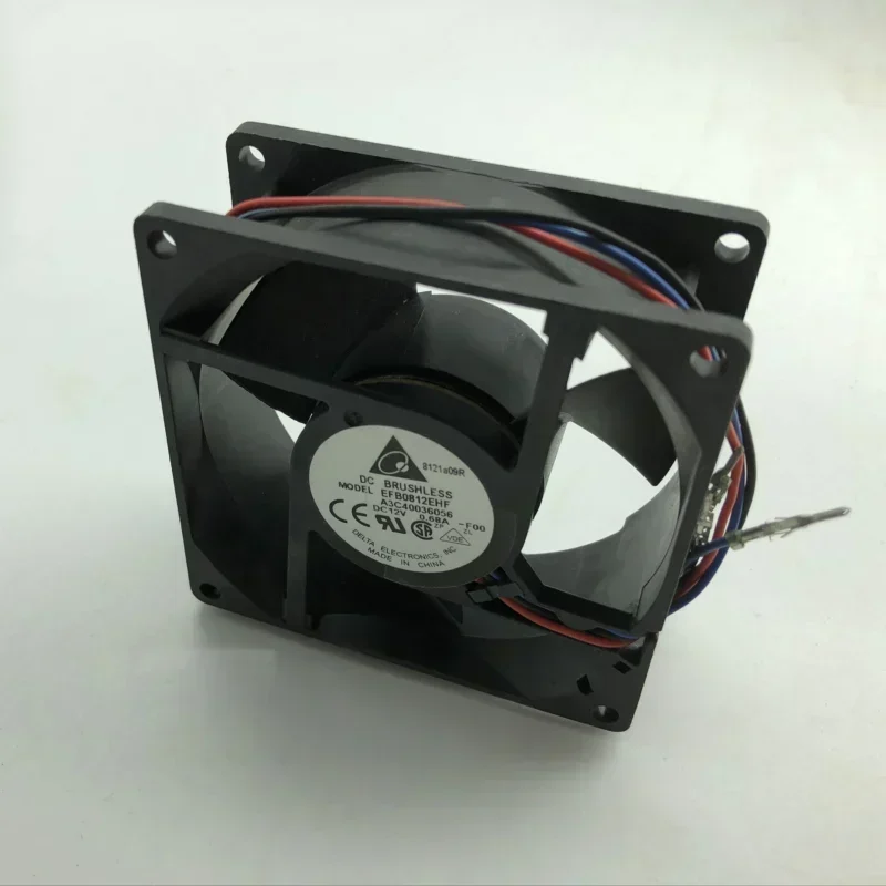 Delta 8032 EFB0812EHF 12V DC 0.68A 80x80x32mm 4100rpm Double Power Supply Server Axial Fan Delta 8032 EFB0812EHF 12V DC 0.68A 80x80x32mm 4100rpm Double Power Supply Server Axial Fan