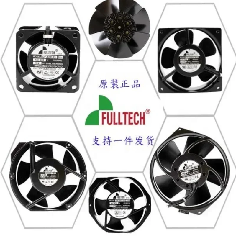 FULLTECH UF-22F23BWHT1 230V AC 22060 UF-22F23BTW 220x60mm 22cm 47W 2700RPM 400CFM 60m3/h Axial Fan FULLTECH UF-22F23BWHT1 230V AC 22060 UF-22F23BTW 220x60mm 22cm 47W 2700RPM 400CFM 60m3/h Axial Fan
