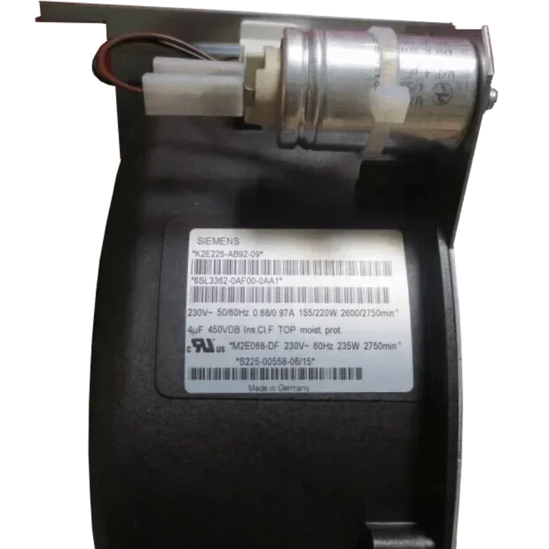 Ebmpapst K2E225-AB92-09 6SL3362-0AF00-0AA2 230V AC 145/220W Variable Frequency Motor Fan for Siemens Ebmpapst K2E225-AB92-09 6SL3362-0AF00-0AA2 230V AC 145/220W Variable Frequency Motor Fan for Siemens