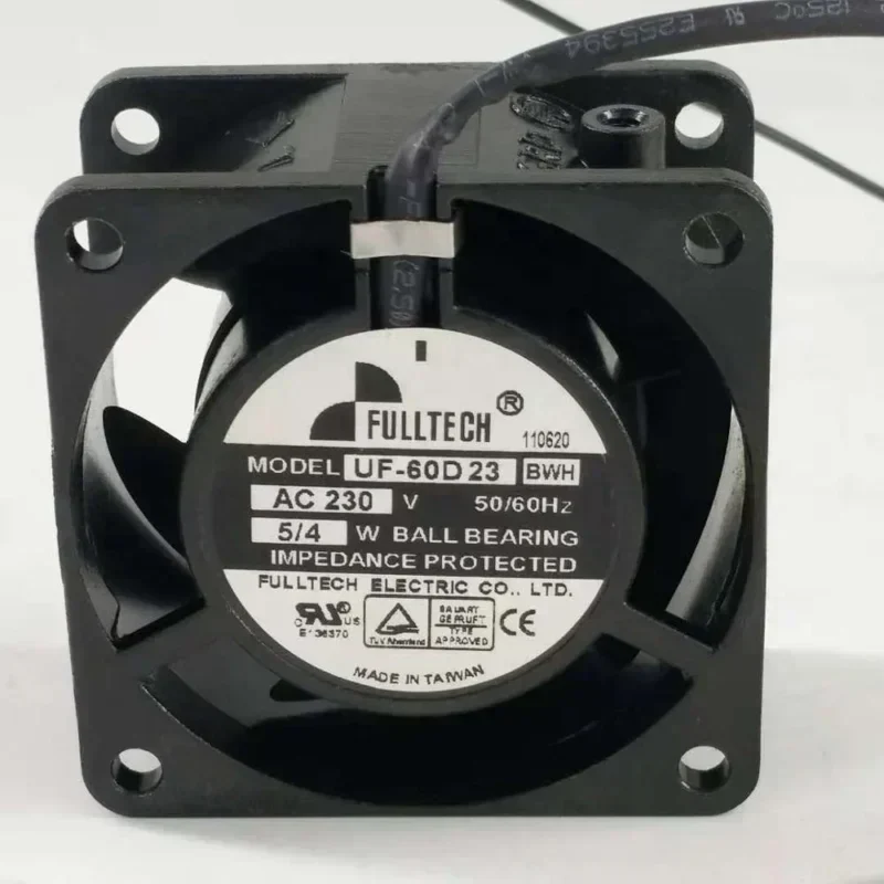 Fulltech UF-60D23 BWH Taiwan 6030 110/220V AC 60x60x30mm Metal 8.1CFM 10CFM 2400RPM 3000rpm Axial Fan Fulltech UF-60D23 BWH Taiwan 6030 110/220V AC 60x60x30mm Metal 8.1CFM 10CFM 2400RPM 3000rpm Axial Fan