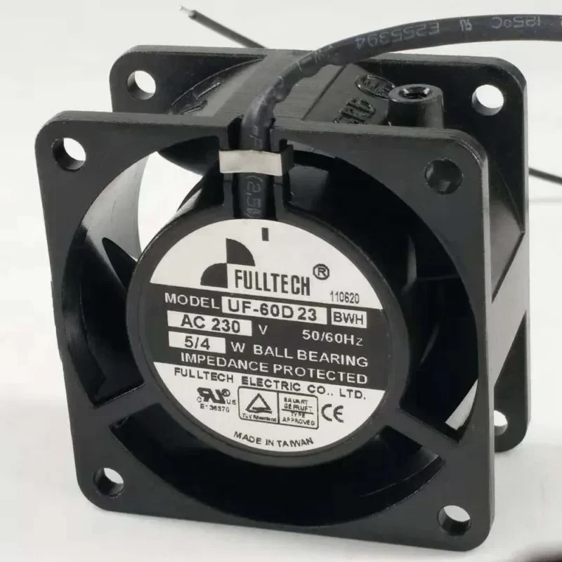 Fulltech UF-60D23 BWH Taiwan 6030 110/220V AC 60x60x30mm Metal 8.1CFM 10CFM 2400RPM 3000rpm Axial Fan Fulltech UF-60D23 BWH Taiwan 6030 110/220V AC 60x60x30mm Metal 8.1CFM 10CFM 2400RPM 3000rpm Axial Fan