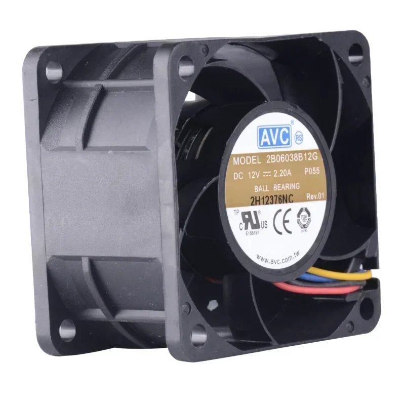 AVC 2B06038B12G 6038 60x60x38mm 6cm 12V DC 2.2A 26.4W 13500RPM 87.87CFM Server Small Fan Silent Fan Construction AC AVC 2B06038B12G 6038 60x60x38mm 6cm 12V DC 2.2A 26.4W 13500RPM 87.87CFM Server Small Fan Silent Fan Construction AC