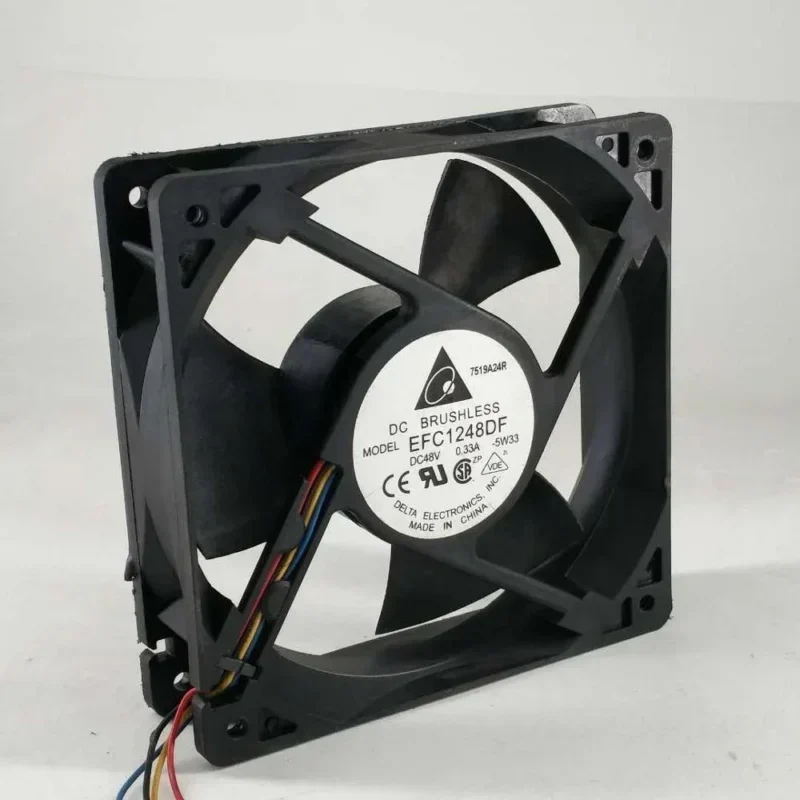 Delta EFC1248DF 120x120x32 mm 48V DC 0.33A 12cm 4-wire 4000RPM PWM Temperature Control Axial Fan Delta EFC1248DF 120x120x32 mm 48V DC 0.33A 12cm 4-wire 4000RPM PWM Temperature Control Axial Fan